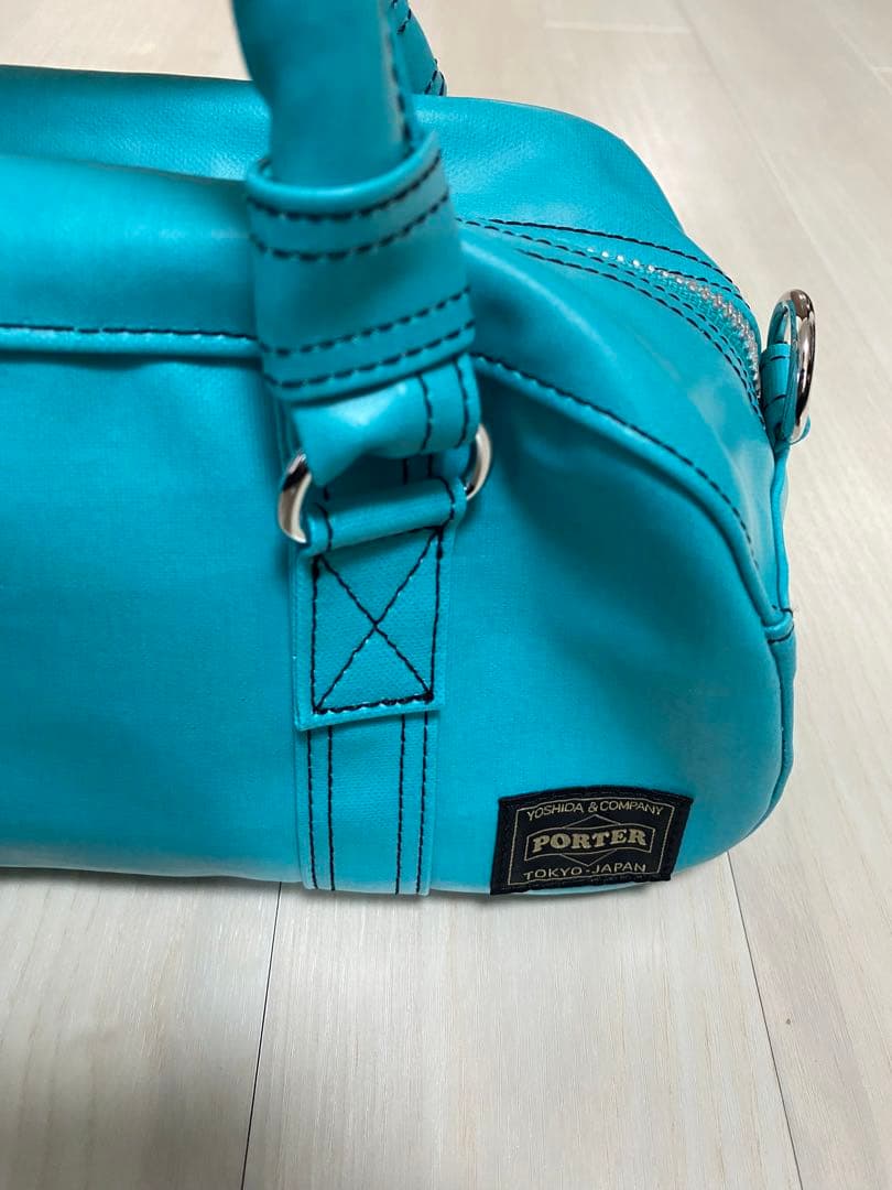 PORTER FREE STYLE MINI BOSTON BAG ターコイズ