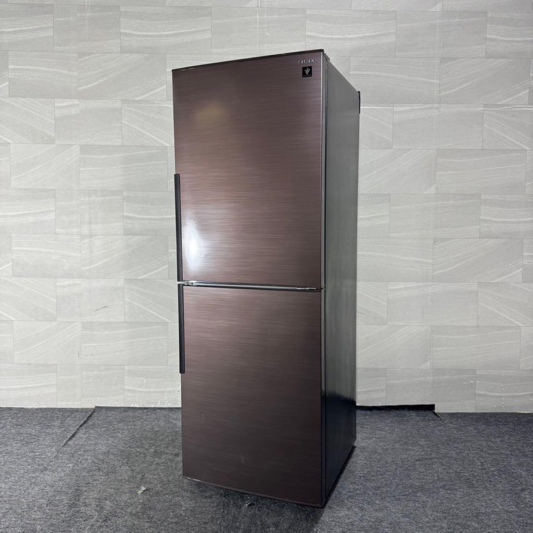 清掃済み SHARP 冷蔵庫 280L 2ドア 右開き 2020年 d5129