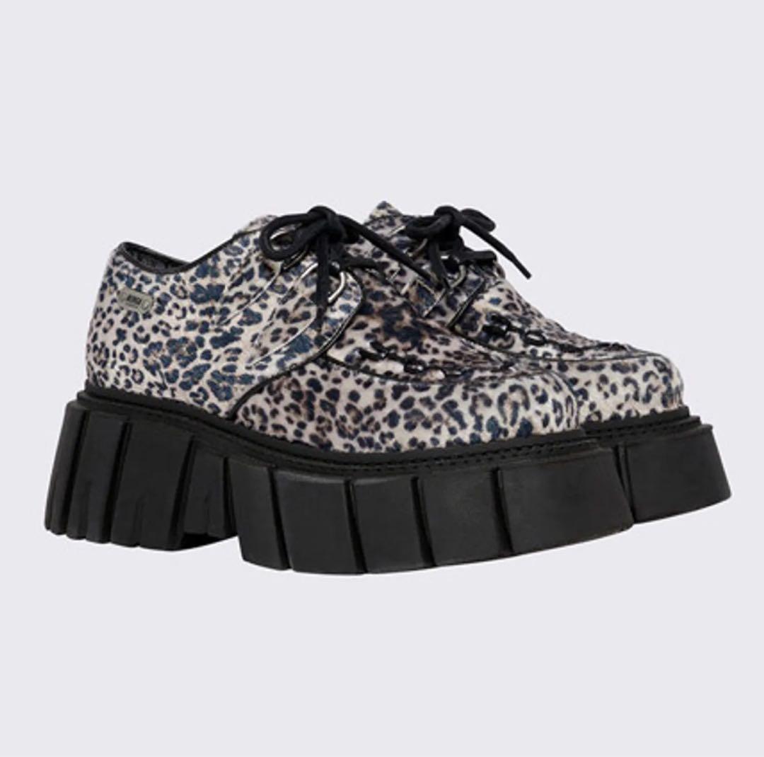 minga london ミンガロンドン レオパード 豹柄 ブーツ 厚底 ギャル