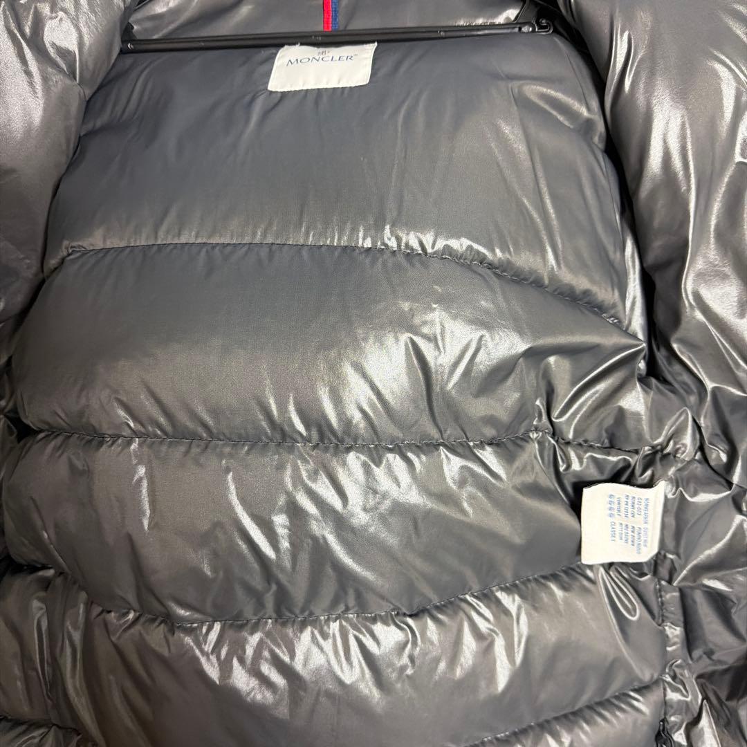 【古着】MONCLER 黒 ダウンジャケット フード付きLサイズ