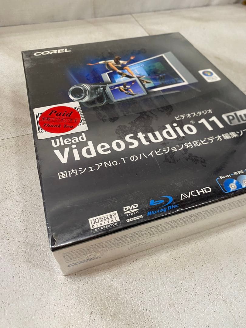 HF373【新品未開封】Corel（コーレル）　ビデオ編集ソフトウェア