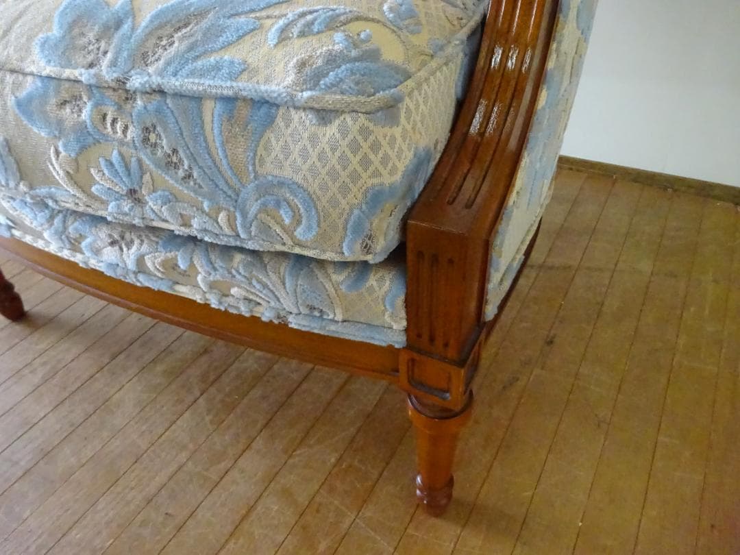 ドレクセルヘリテイジ　アップホルスタリー　イージーチェア　1Pソファ　超美品