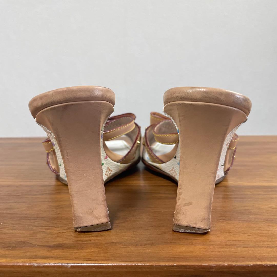 LOUIS VUITTON　ルイヴィトン★モノグラム　マルチカラー　ミュール