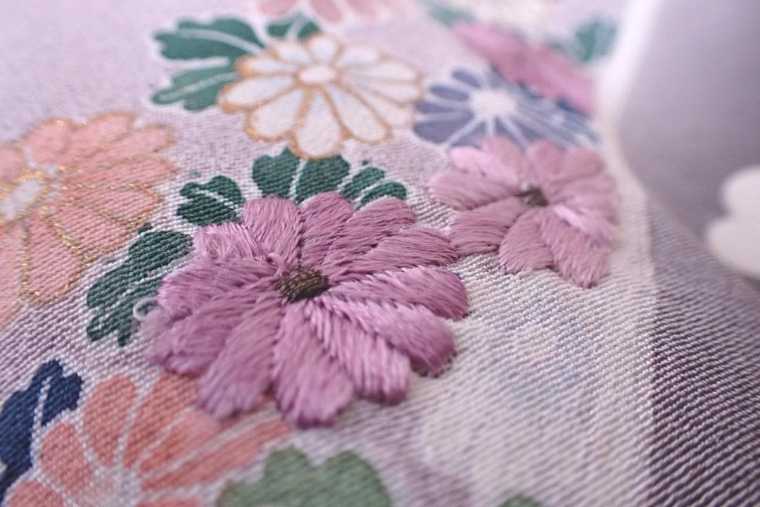 極上品 じゅらく謹製 帝王紫 定価54万円 正絹 訪問着 身丈169cm