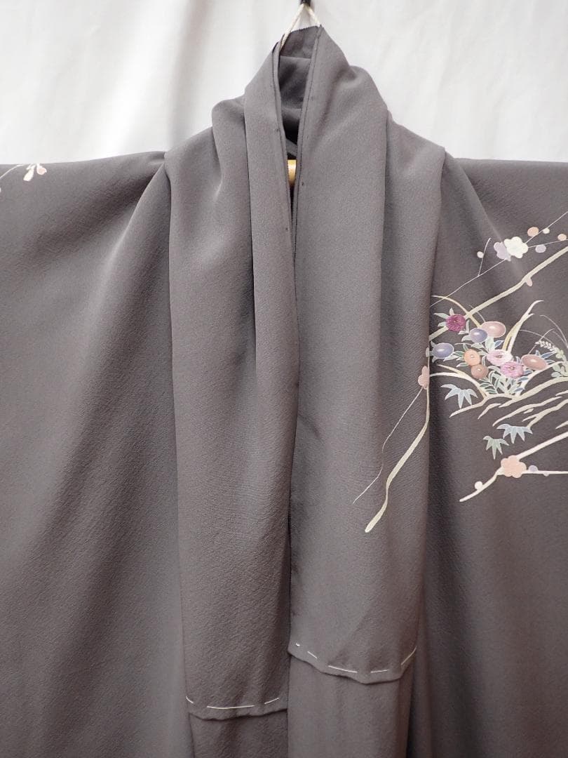 極上品 じゅらく謹製 帝王紫 定価54万円 正絹 訪問着 身丈169cm