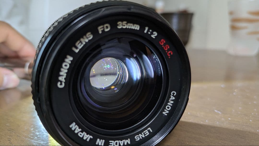 d*7様 ジャンク品　Canon FD 35mm f/2 レンズ