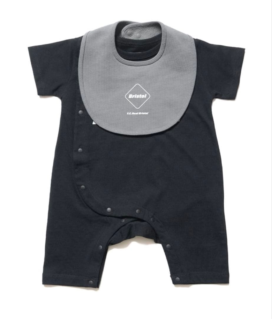 FCRB for Kids BABY SET BLACK ロンパース 黒 zz