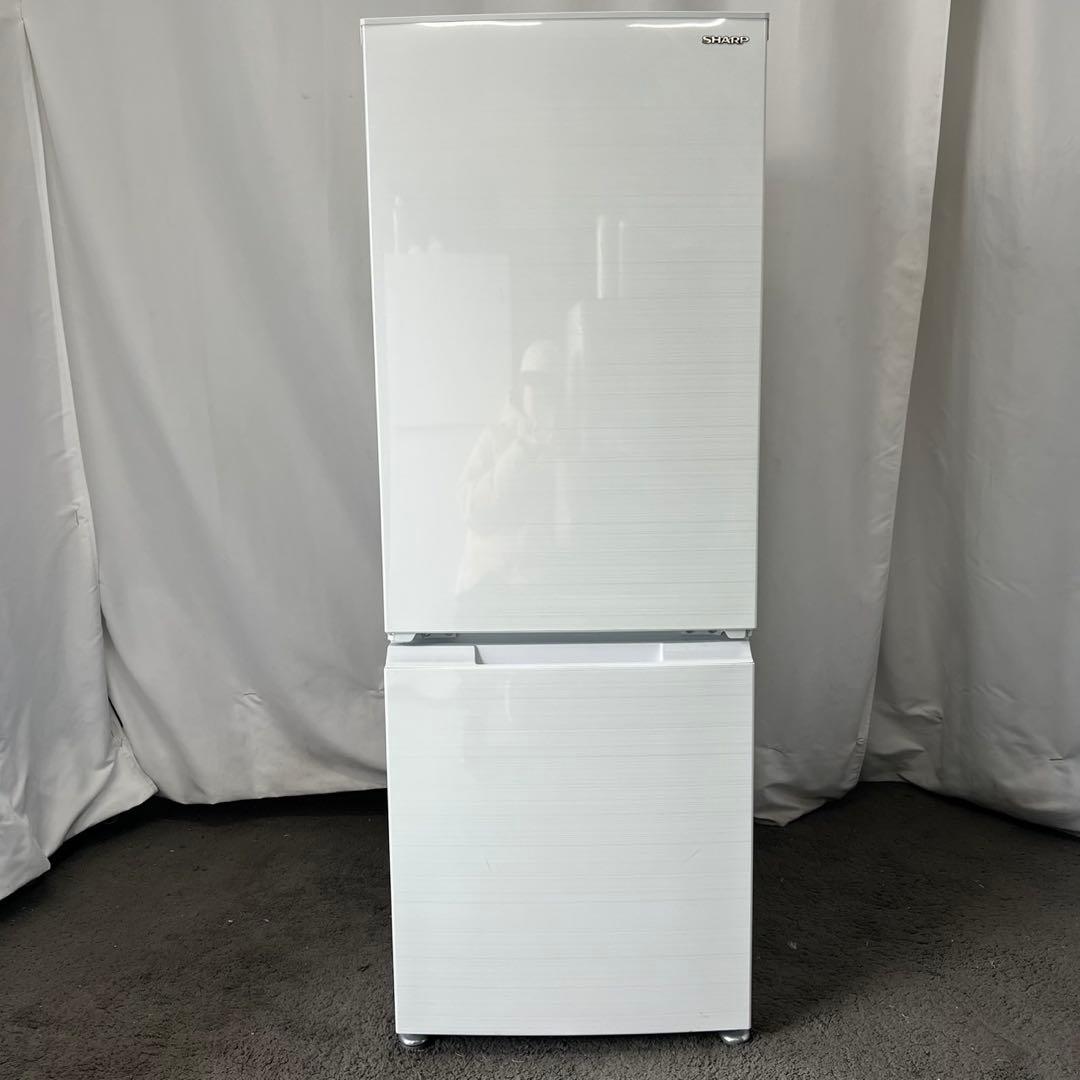 120⭕️冷蔵庫　小型　シャープ　一人暮らし　白　安い　洗濯機　中古　設置無料