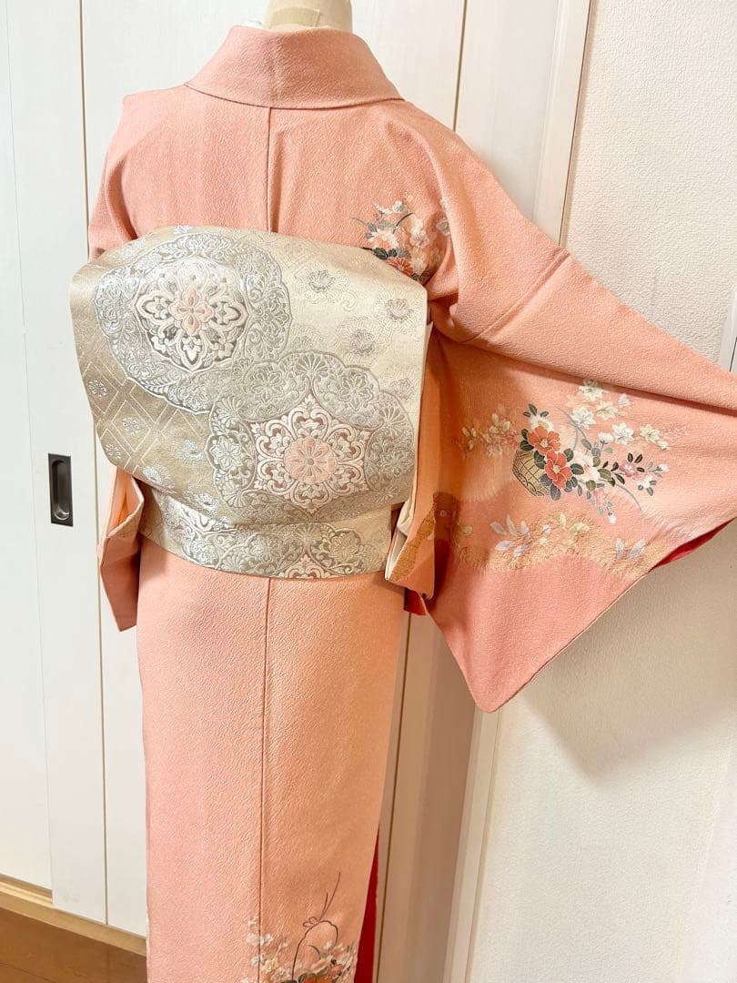 美品　絞り　正絹訪問着　フルセット4点　入学式　七五三　お宮参り　結婚式