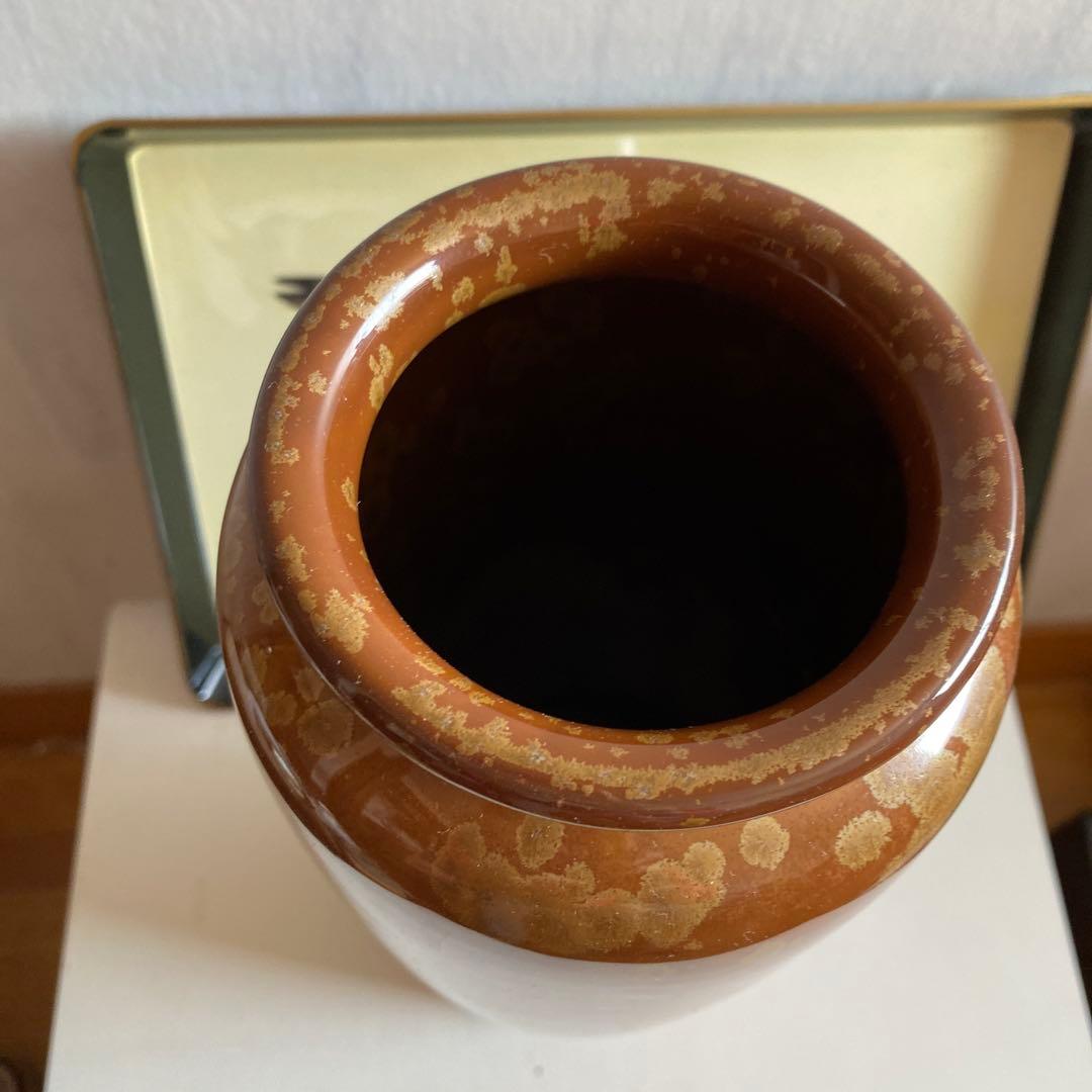 窯変の花瓶　高さ30cm