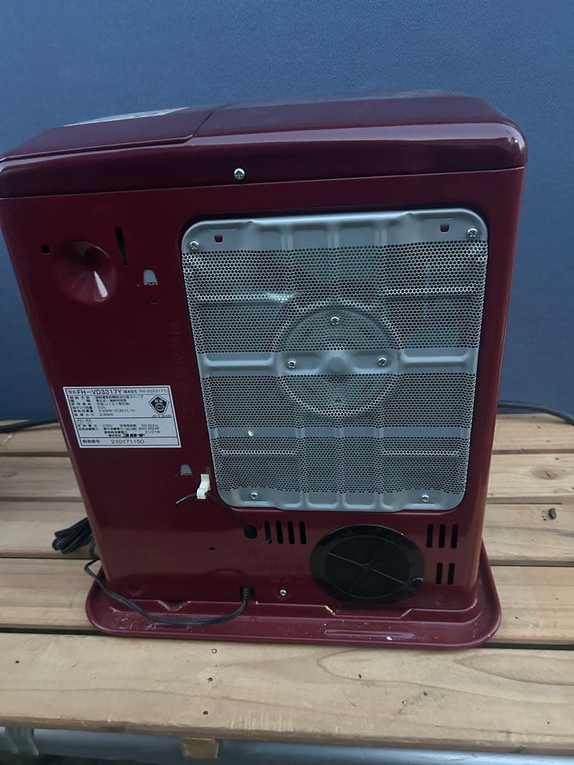 CORONA 石油ファンヒーター ワインレッド