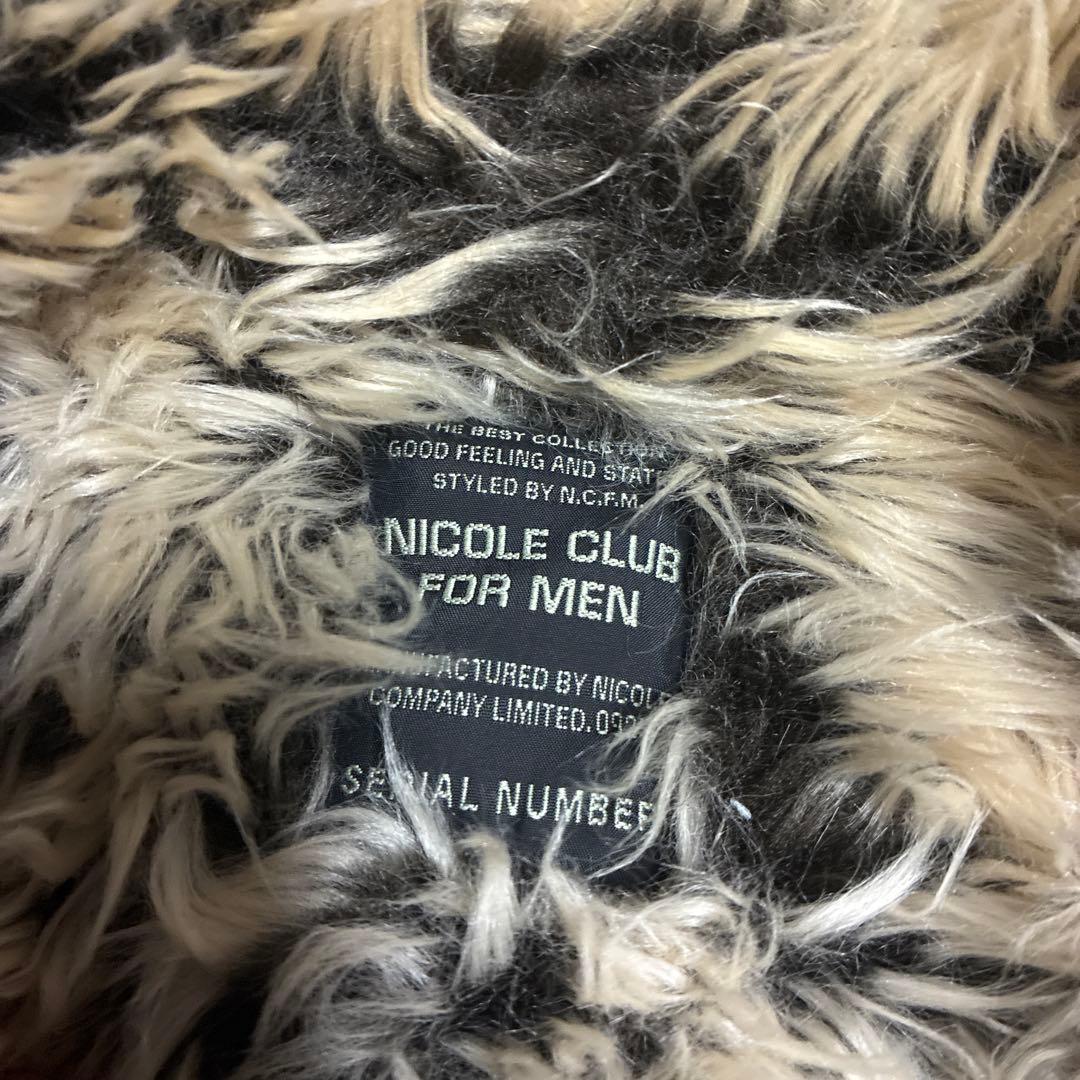 平成　お兄系　ダークコア　グランジ　opium ファー付きコート　ギャル男