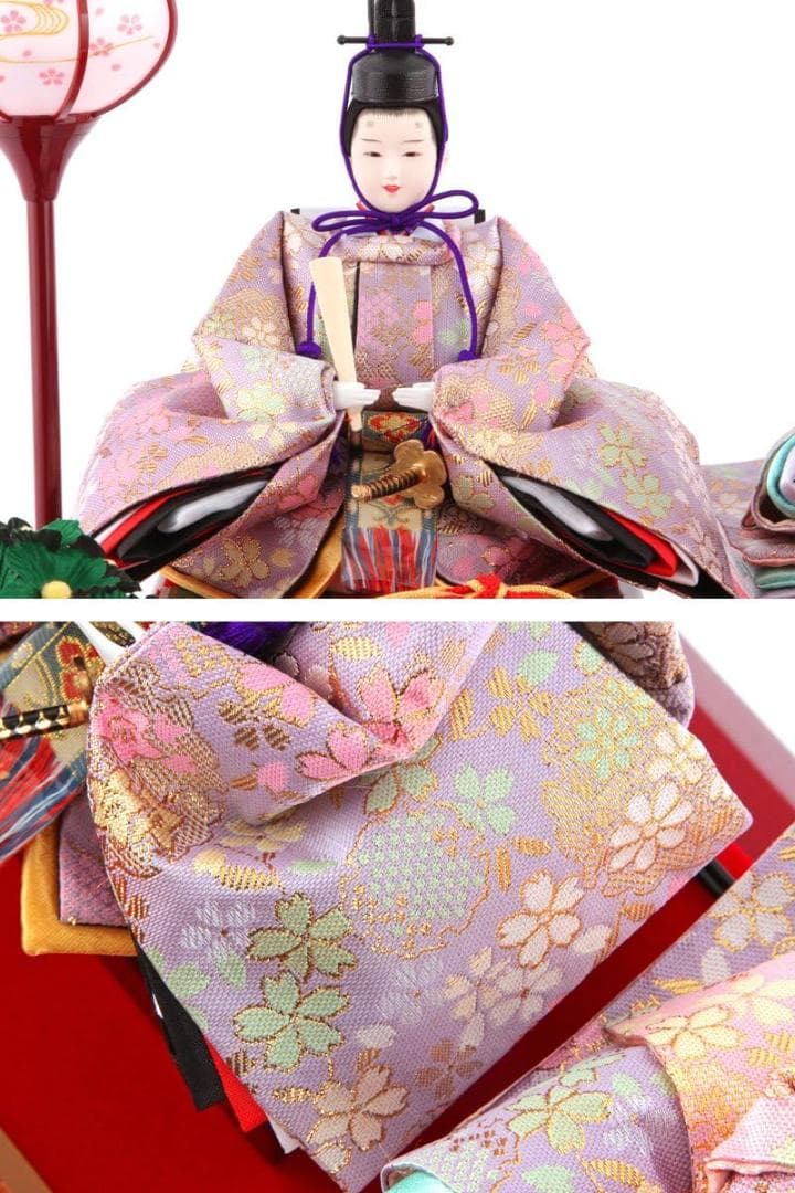 新品 2025年度新作 雛人形 ひな人形（親王飾り）清玉作 赤茶白檀塗