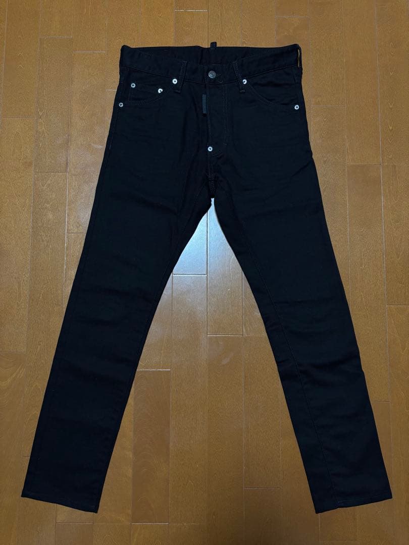 【超美品】DSQUARED2 クールガイ ブラックデニム 44 黒