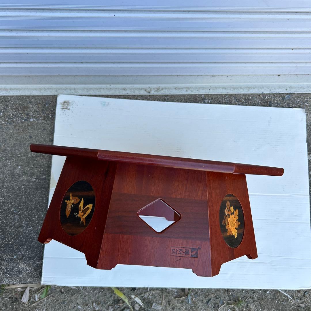 八角形の木製座卓　韓国ちゃぶ台