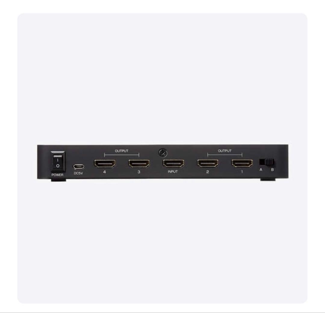 みく様新品エレコムHDMI分配器4ポート 60Hz VSP-HDP14BK