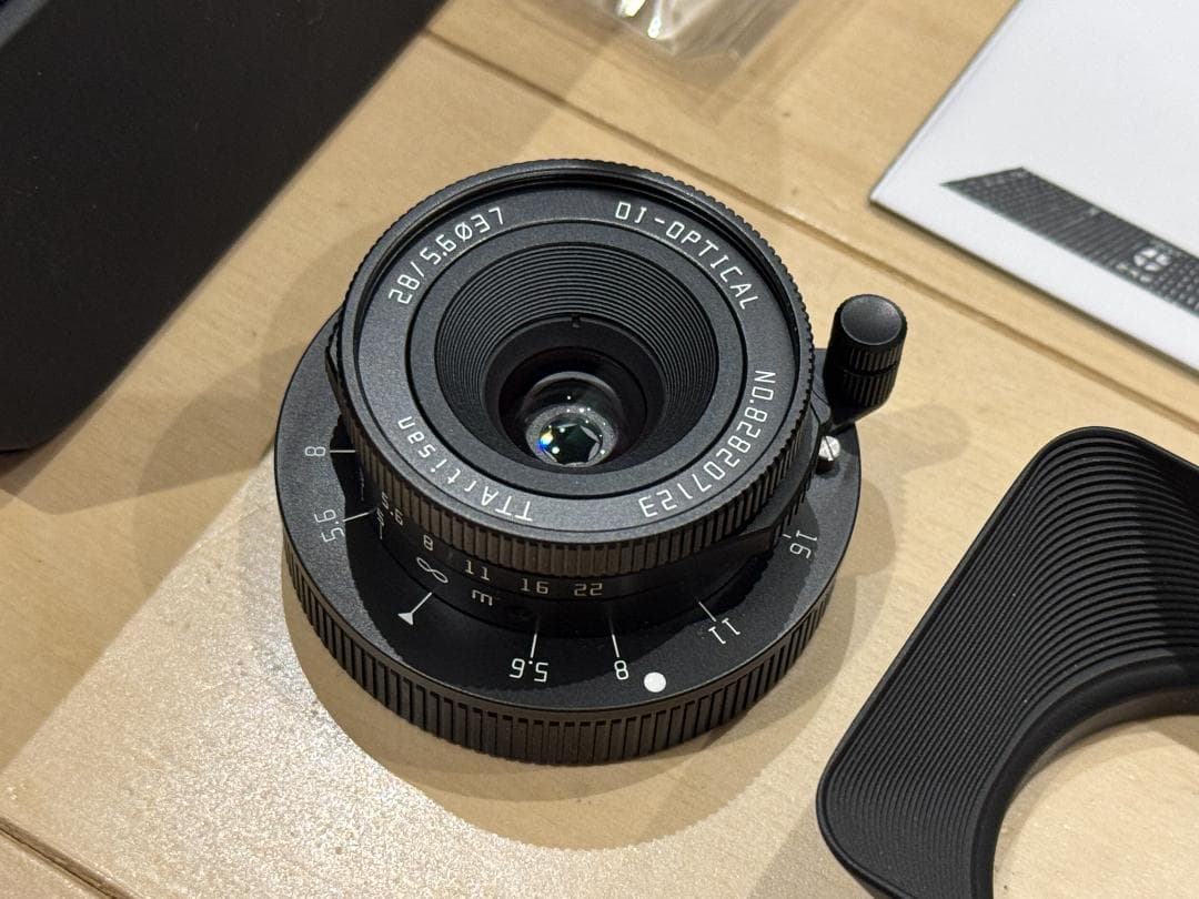 TTArtisan 28mm F5.6 ブラックペイント