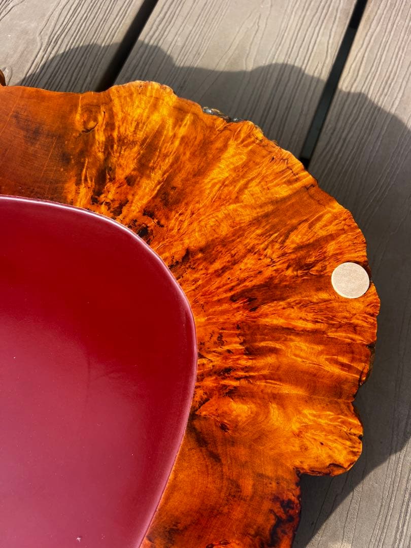 nenrin by takato 天然栃 凹型花台　1970’s