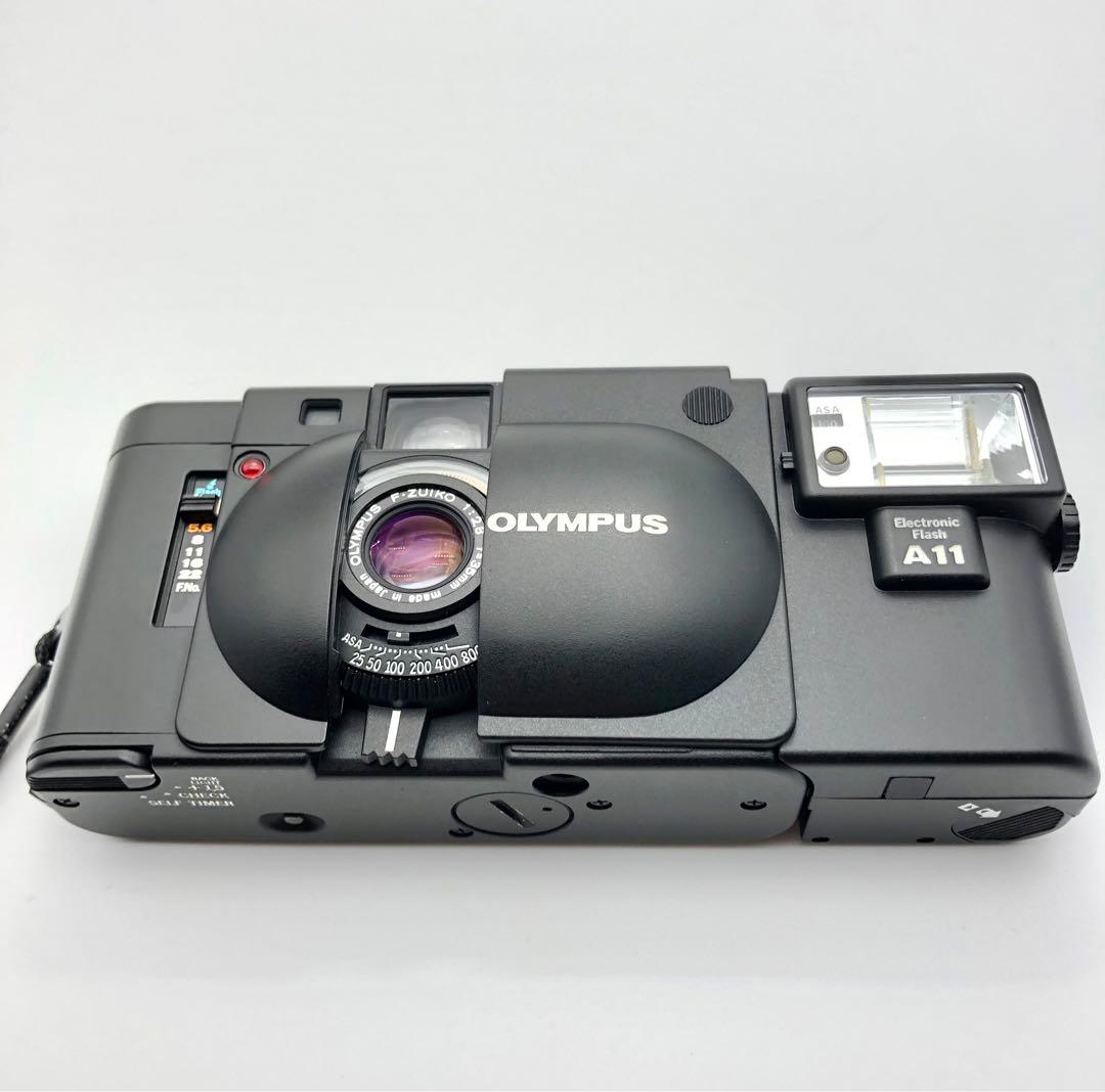 【名品】OLYMPUS XA 35ｍｍ F2.8 A11 付きフィルムカメラ