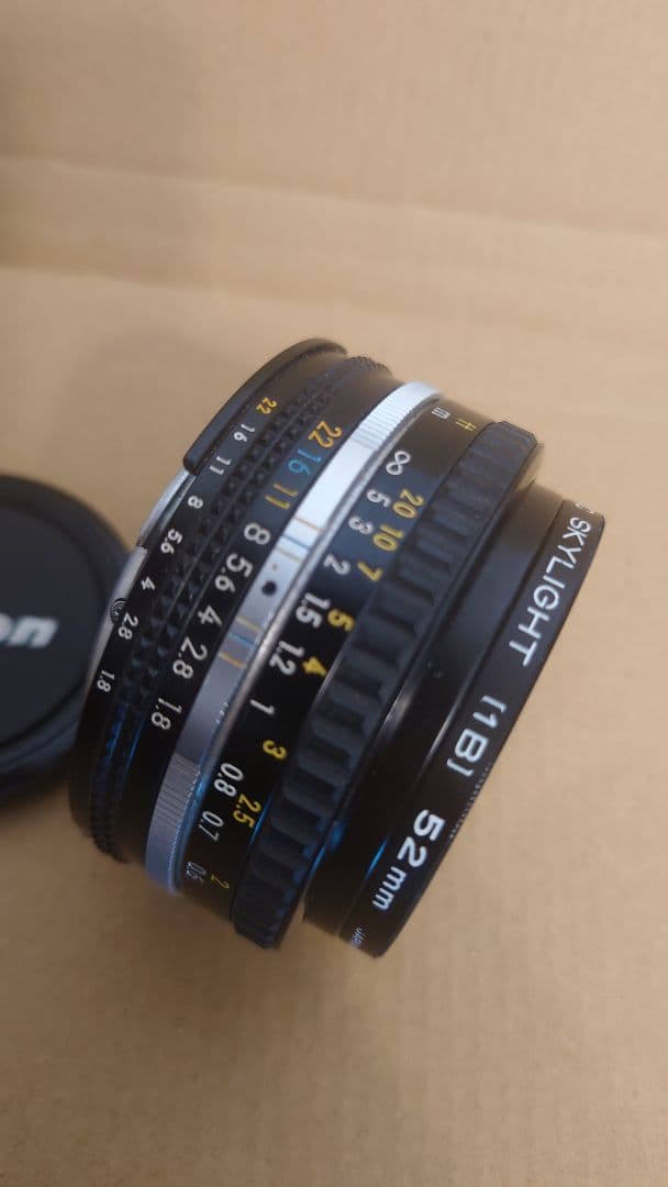 NIKKOR 50mm F1.8 フィルター付