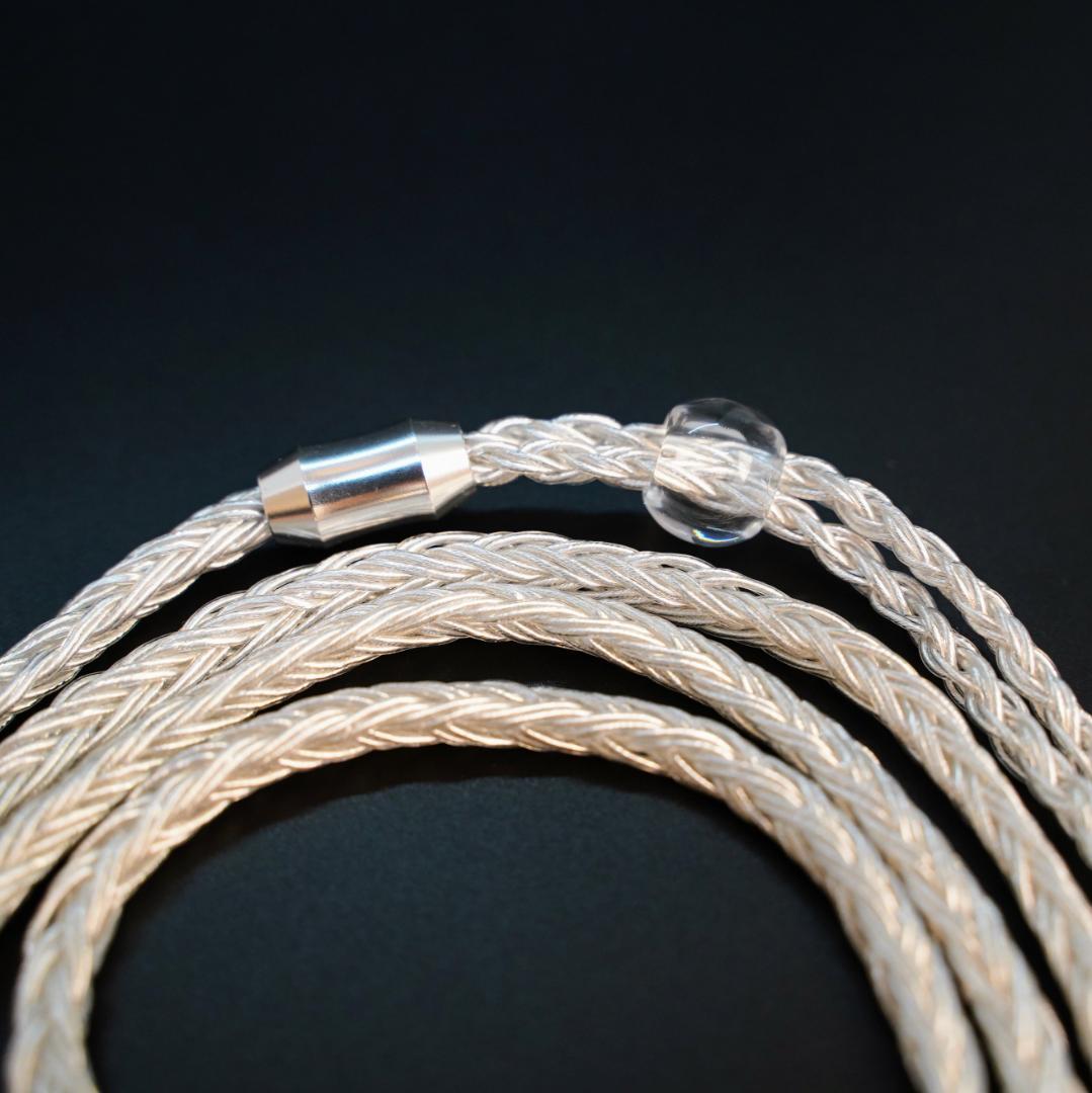 超希少!16芯 最高銀メッキOCC リケーブル 2pin/3.5mm標準プラグ