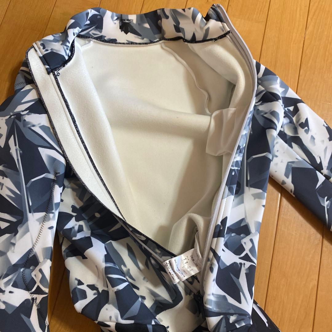 スキーウェア　165 デサント　レーシングスーツ　ワンピ　ワンピース　白　黒