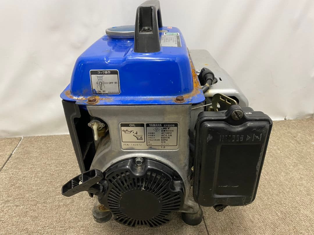 YAMAHA ヤマハ ポータブル発電機 EF800B 50Hz 4サイクル