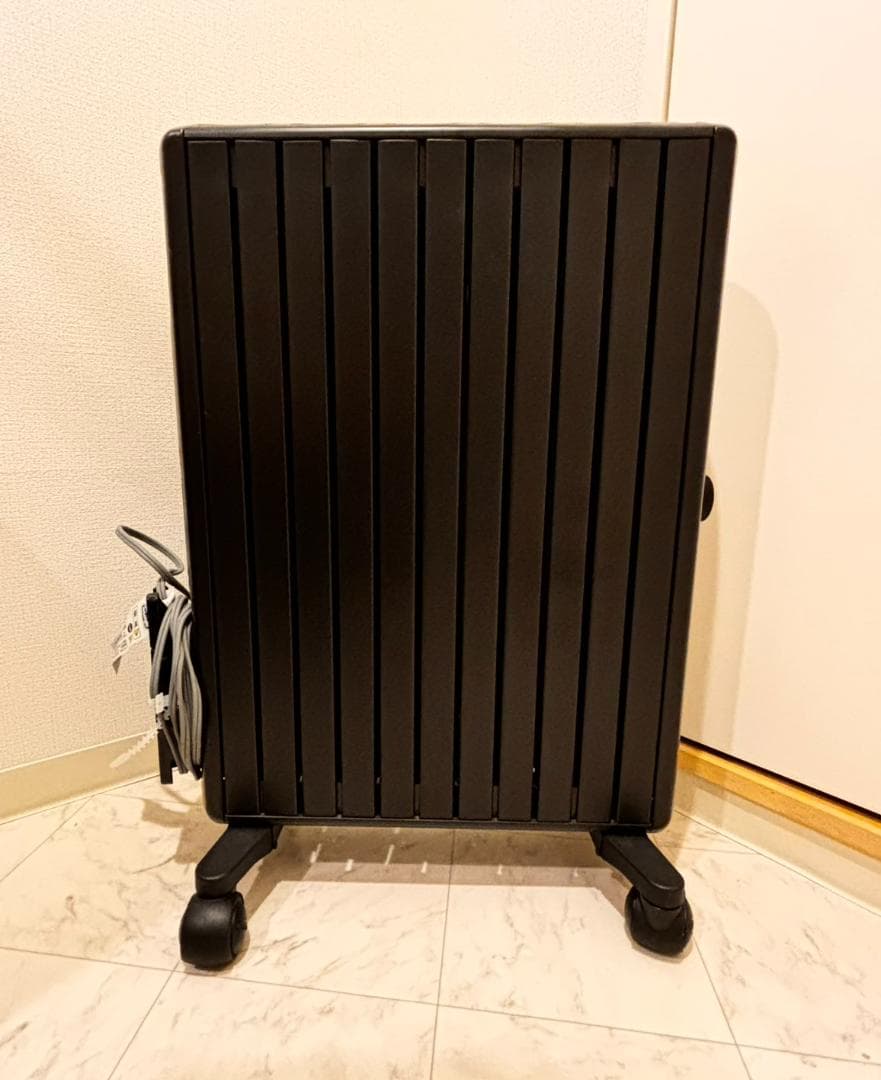 DeLonghi MDH15PB オイルヒーター 1500W ブラック