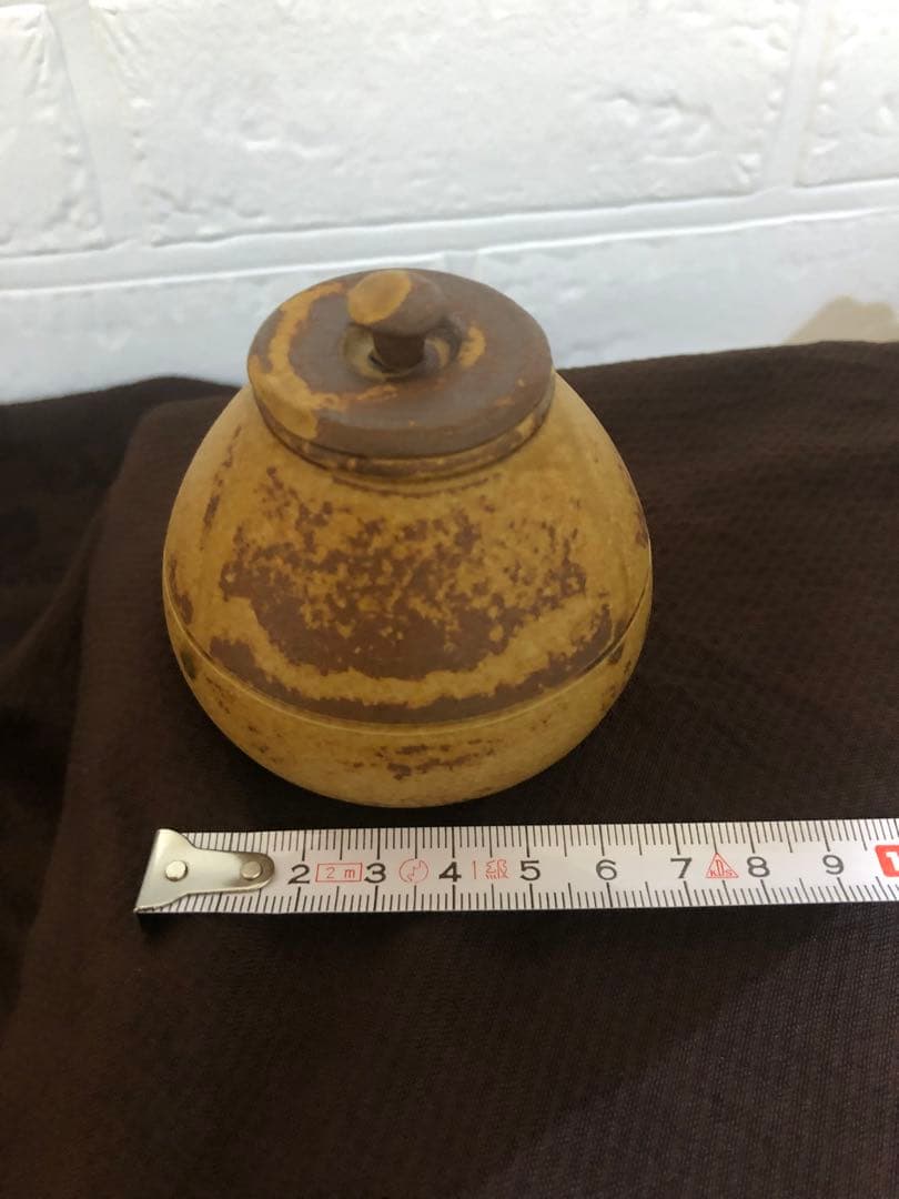 【美品】高麗天目　共箱　栞付　茶入　李殷九作