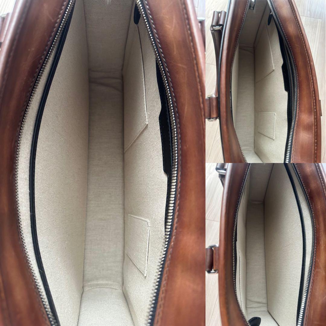 ふ*ー様 定価63,8万 ベルルッティ アンジュール ブリーフケース バッグ 最