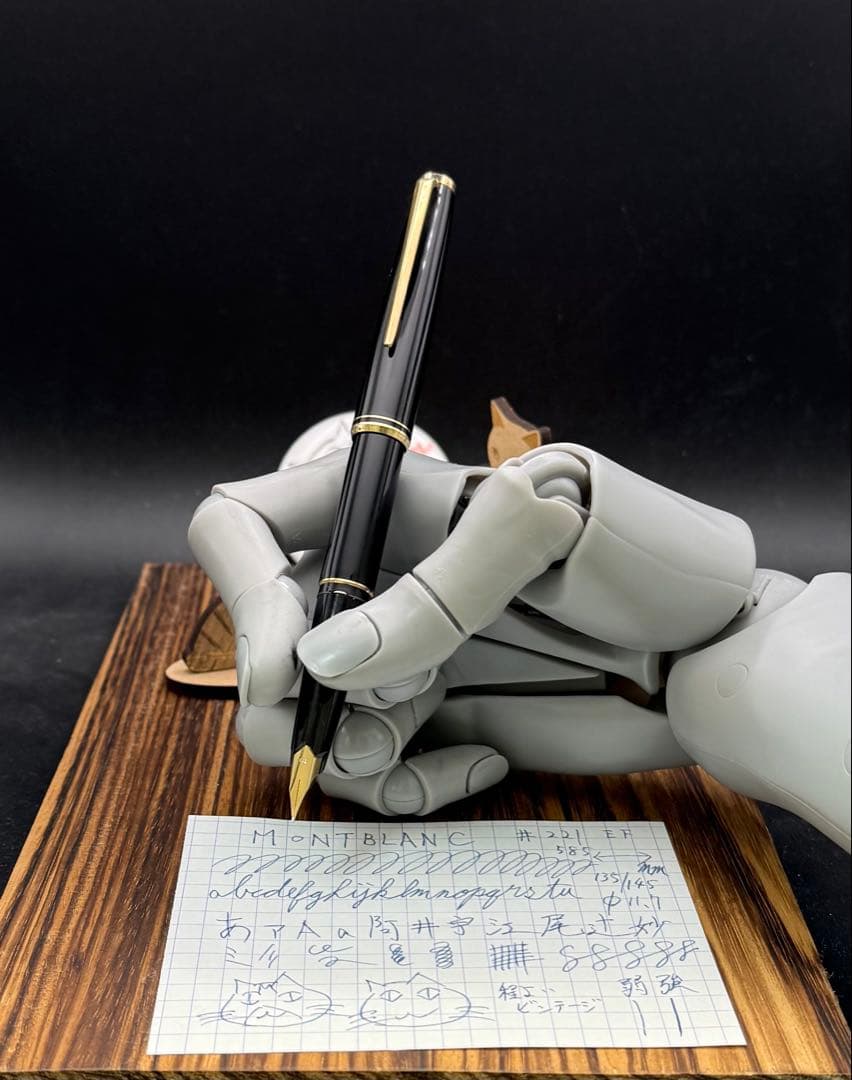 MONTBLANC 万年筆 NO.221 黒字 EF