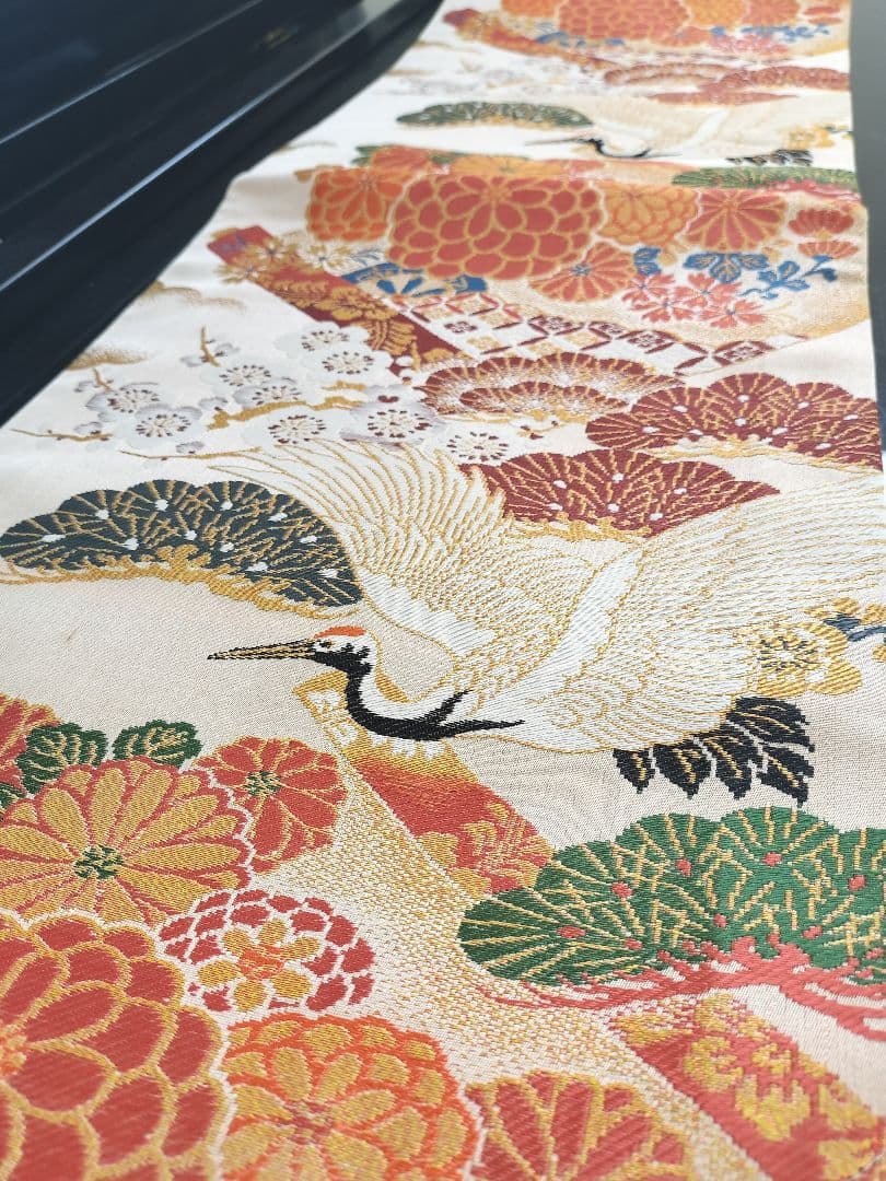 A937高級‼️ひな祭り‼️花嫁衣装帯‼️1ｍ96cm