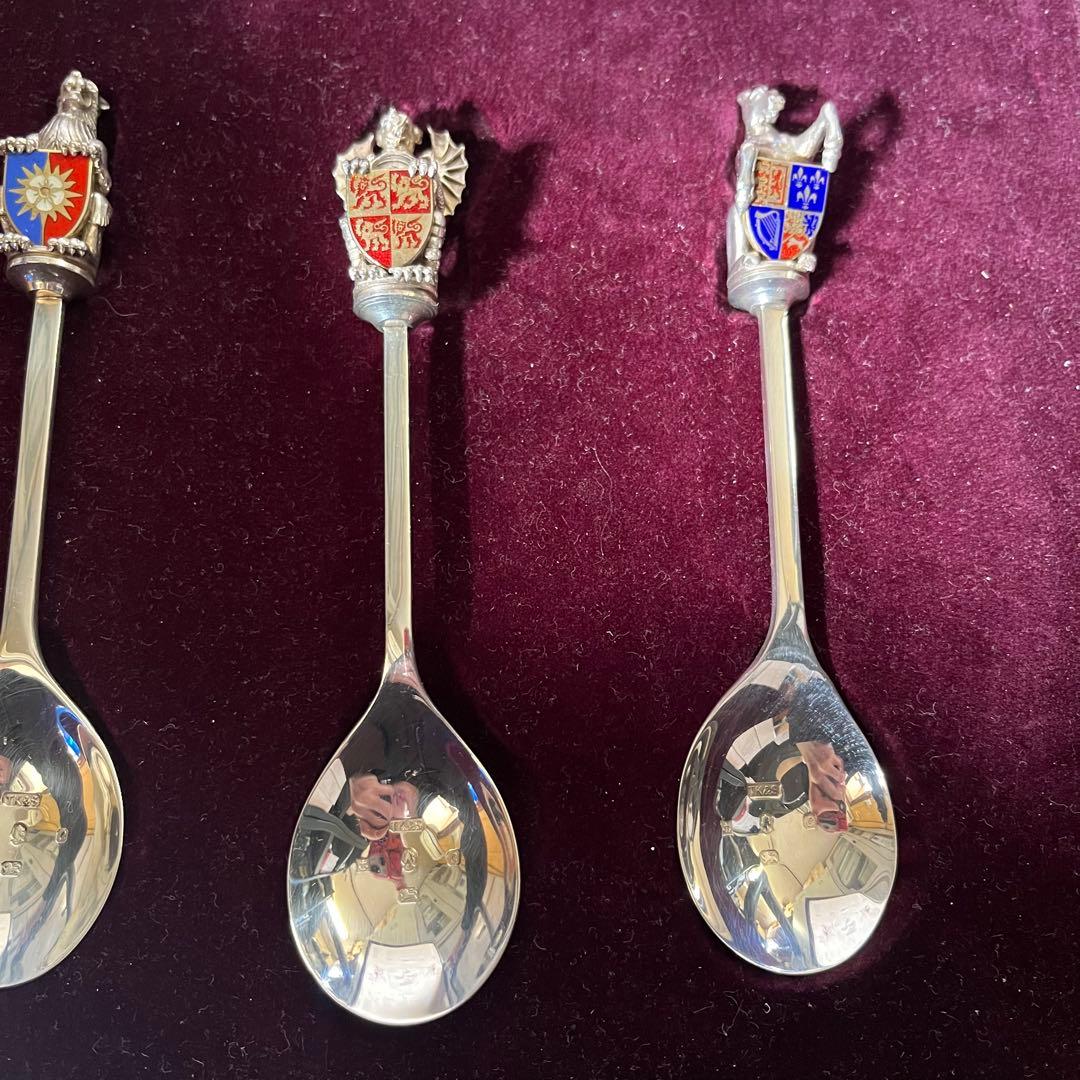 エリザベス女王 シルバー スプーン イギリス 英国 バーミンガム LOT242
