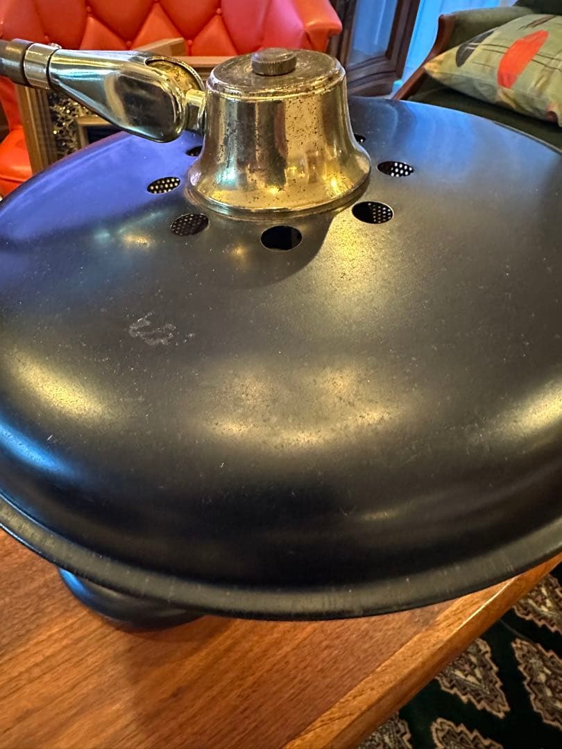 1950年代　ミッドセンチュリー　ソーサーメッシュ　デスクランプ　ヴィンテージ