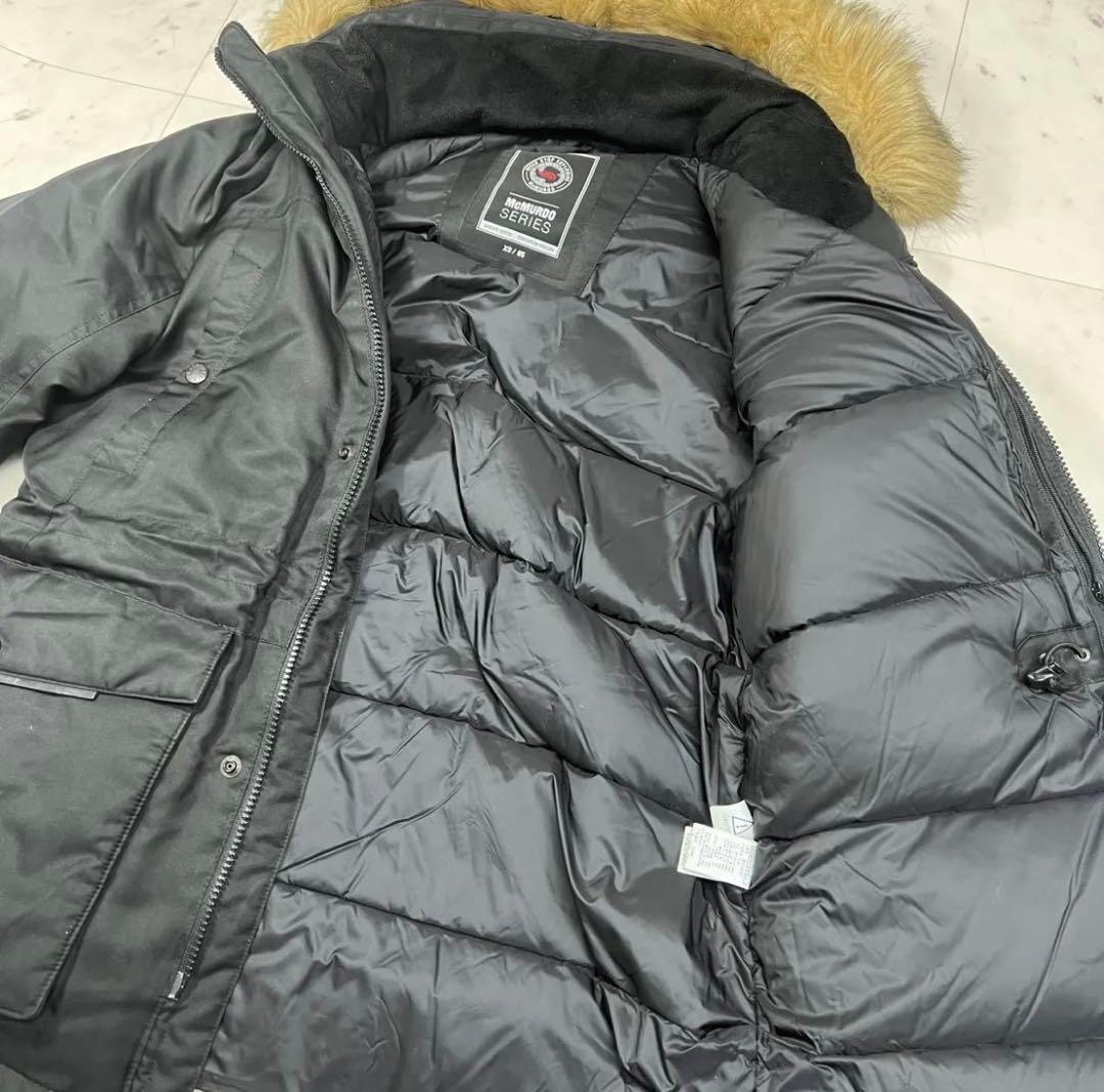 ノースフェイス 韓国限定 マクマード ダウン 黒 85 XS