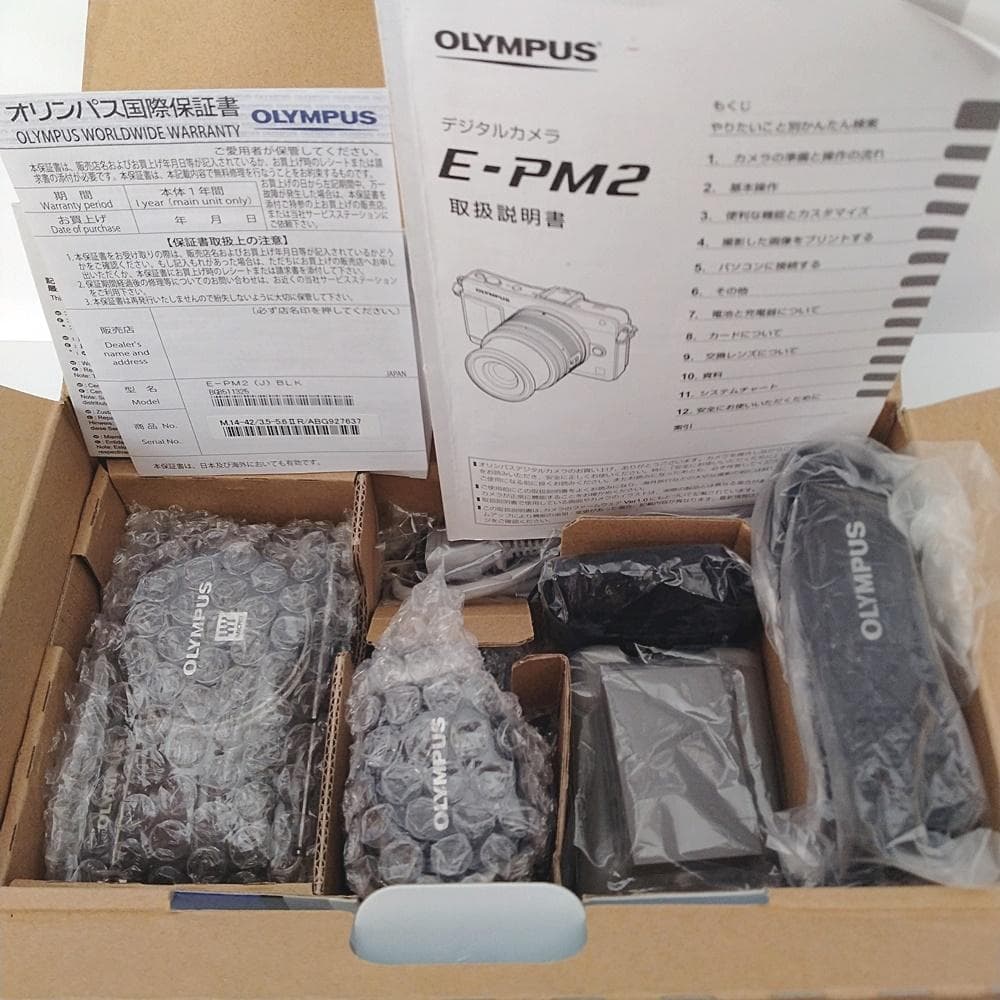 OLYMPUS　PEN mini　E-PM2　レンズキット　ブラック　ジャンク品