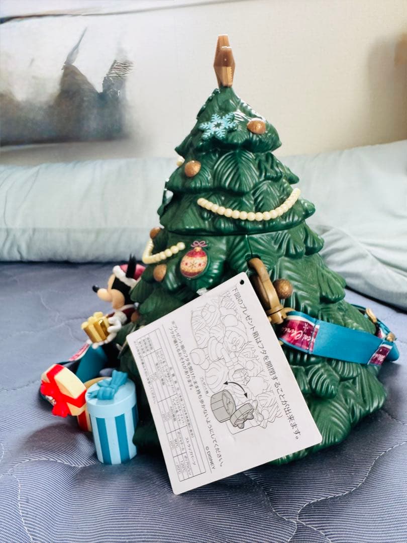 新品未使用 ディズニー クリスマス ツリー ミッキー ポップコーン バケット