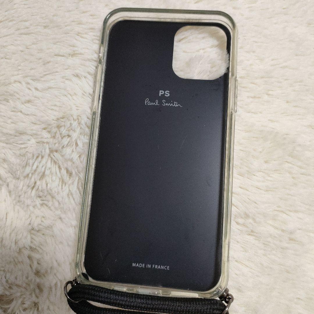 iPhone11Pro ポールスミス ストラップ ケース PS