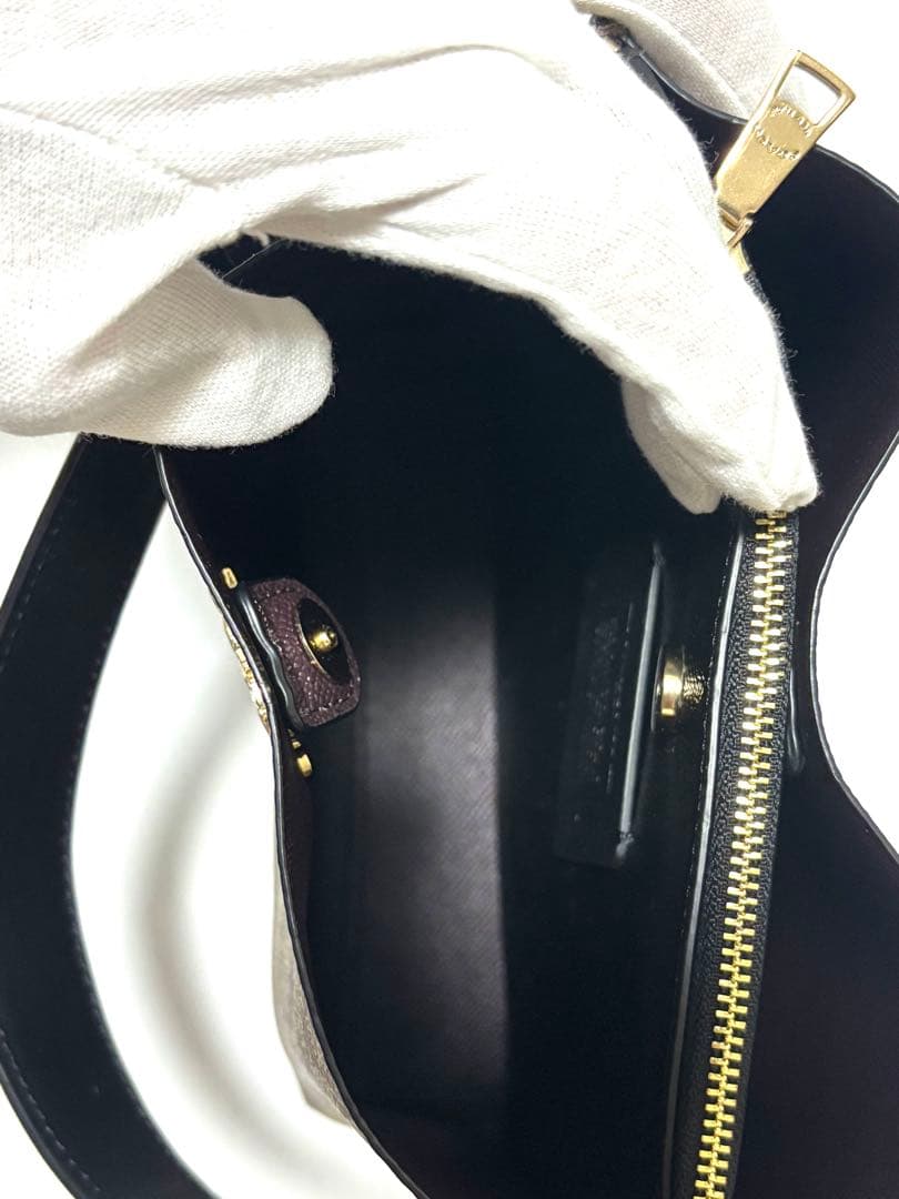 COACH コーチ モリー バケットバッグ 22 シグネチャー CA582