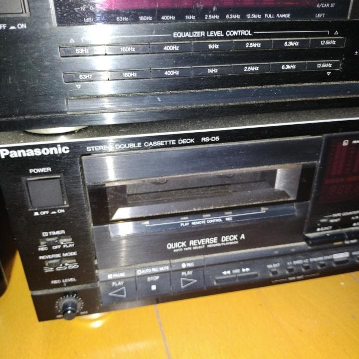 レア パナソニック CD、ラジオ、アンプ、カセットデッキ