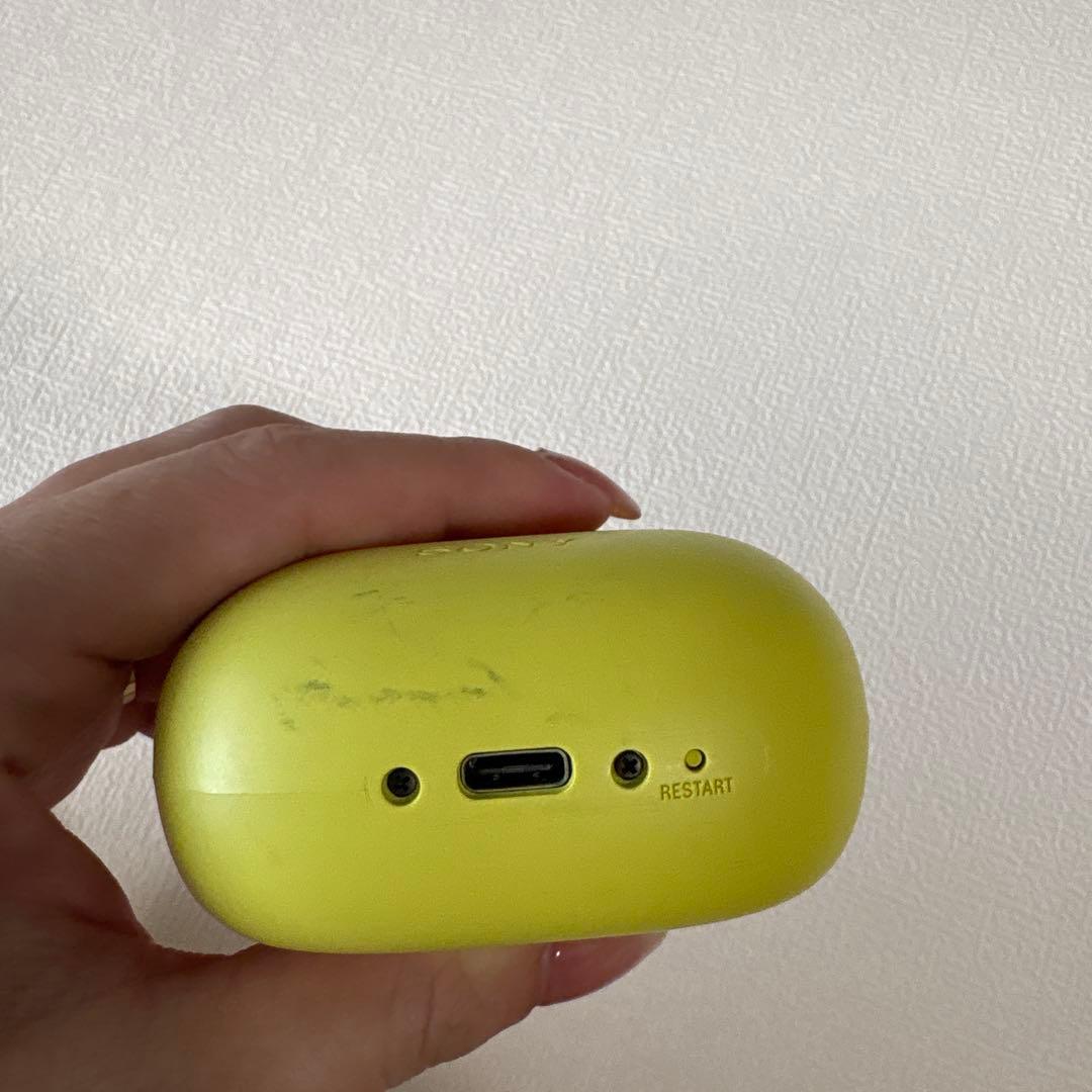 【イヤホン】SONY WF-SP800N イエロー