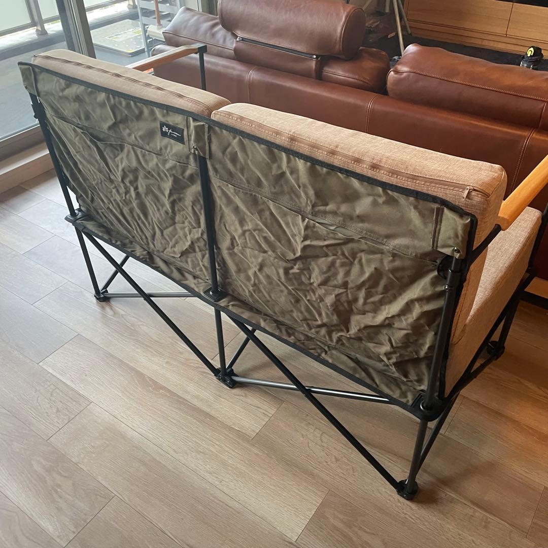 廃盤品　バルコニーで使用　LOGOS ロゴス グランベーシック グランプソファ2