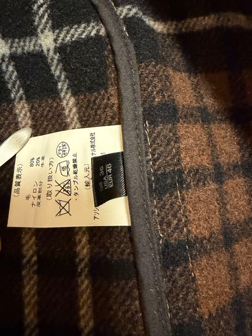 Gloverall 英国製 キャメル（ベージュ）ダッフルコート EUR46