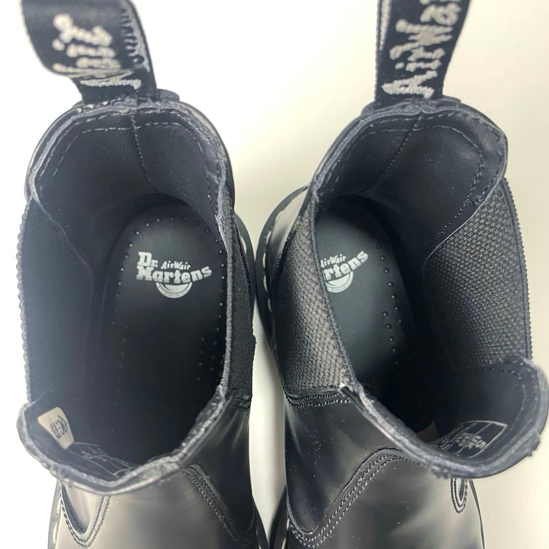 【美品】ドクターマーチン ホワイトステッチ チェルシーブーツ UK5 24cm黒