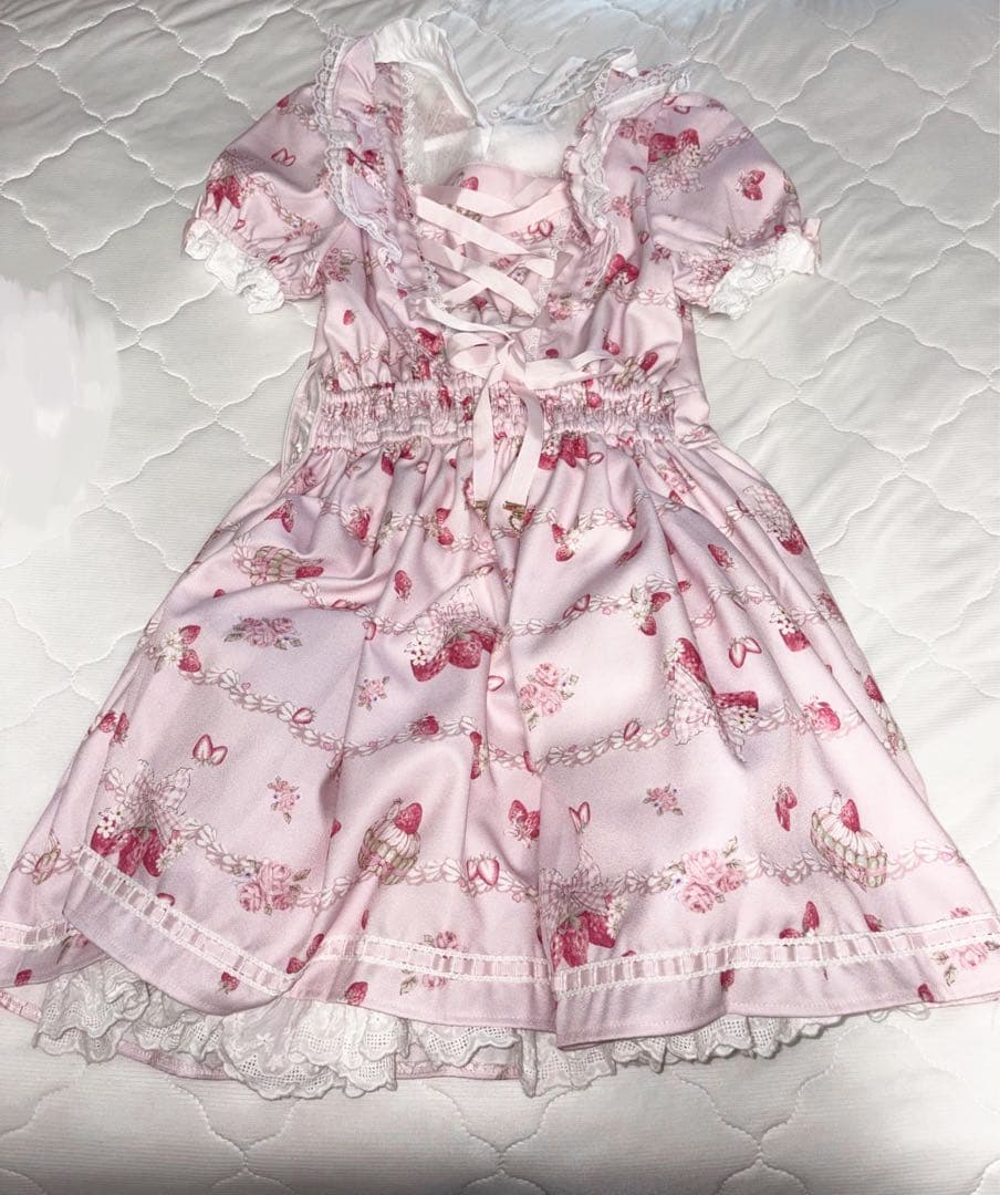 LIZLISA Creamy Berry柄 ワンピース