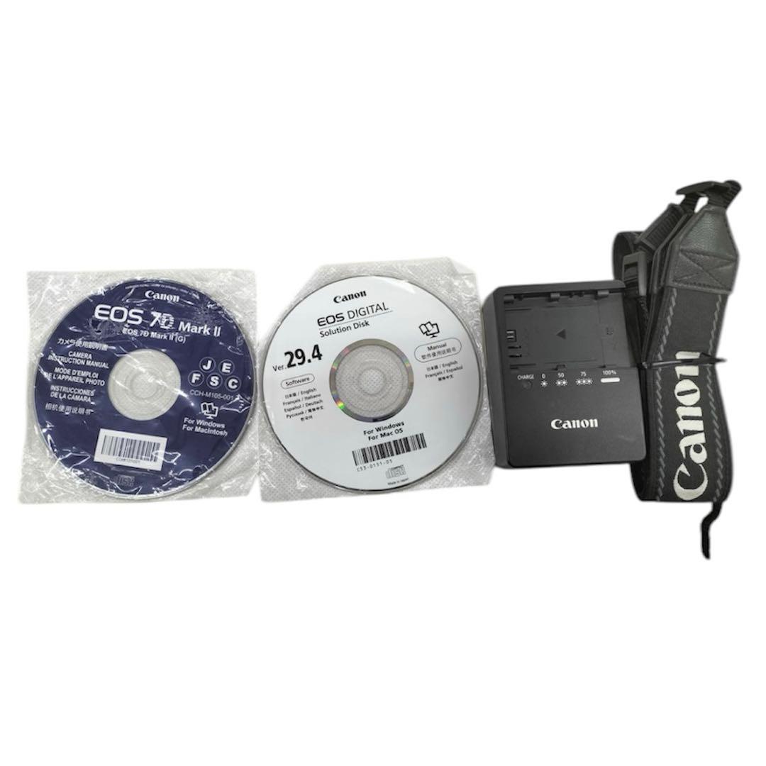 一眼レフカメラ Canon EOS 7D Mark II標準&望遠レンズセット