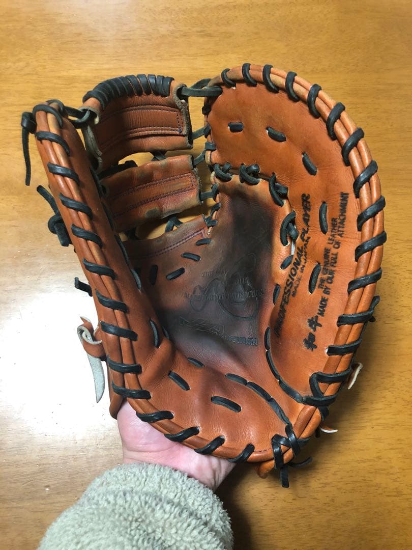 HATAKEYAMA PRO 硬式グローブ ブラウン　収納袋付き