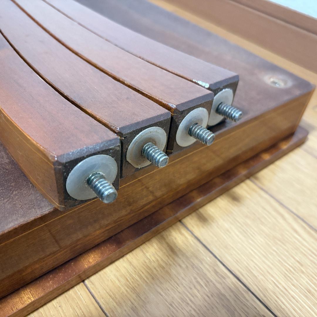 イタリア製 オルゴール付 象嵌細工サイドテーブル 帰れソレントへ アンティーク