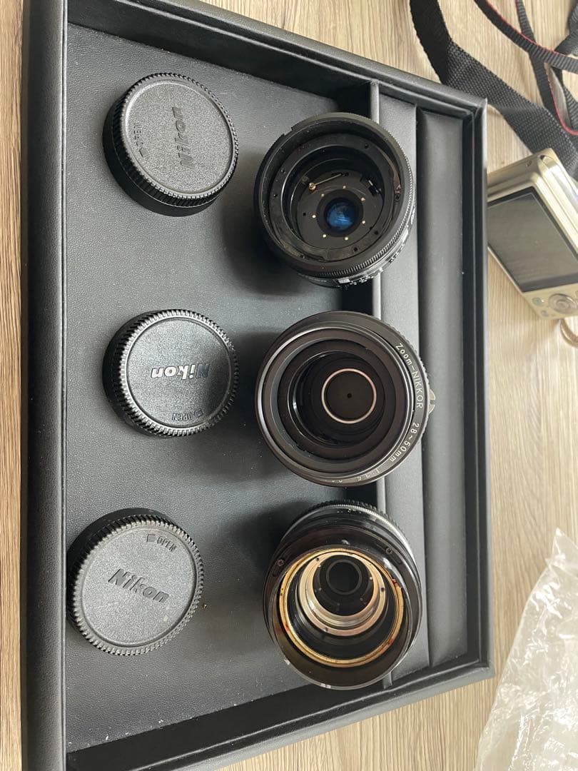 カメラ3台　レンズ？3つ　ジャンク　まとめ売り