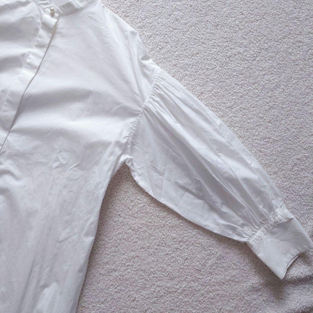 タグ付 23区 洗える CANCLINI ボリュームスリーブ シャツ 大きい